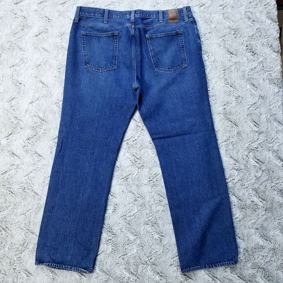 Goodfellow Co Jeans Mens 40x32 Blue Regular Straight Dark Wash American Denim - Picture 2 of 13